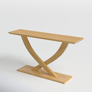 Wade Logan® Catelynn 57'' Solid Wood Console Table & Reviews | Wayfair